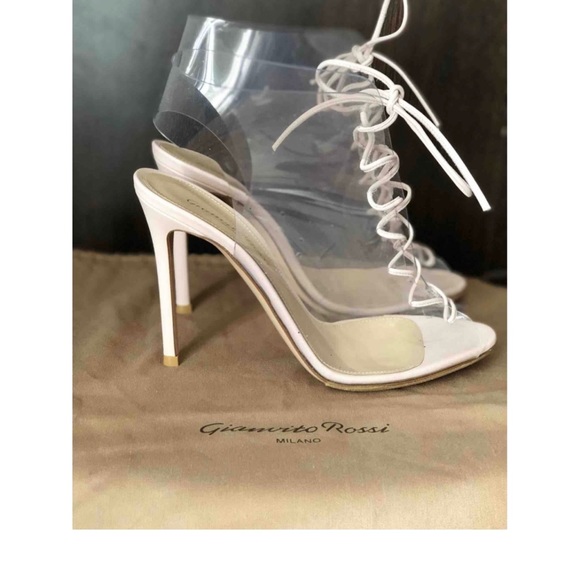 Gianvito Rossi Helmut PVC booties sandals 37.5 - Picture 2 of 4